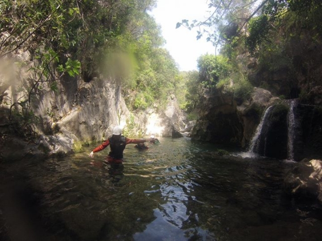  In the water 